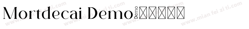 Mortdecai Demo字体转换
